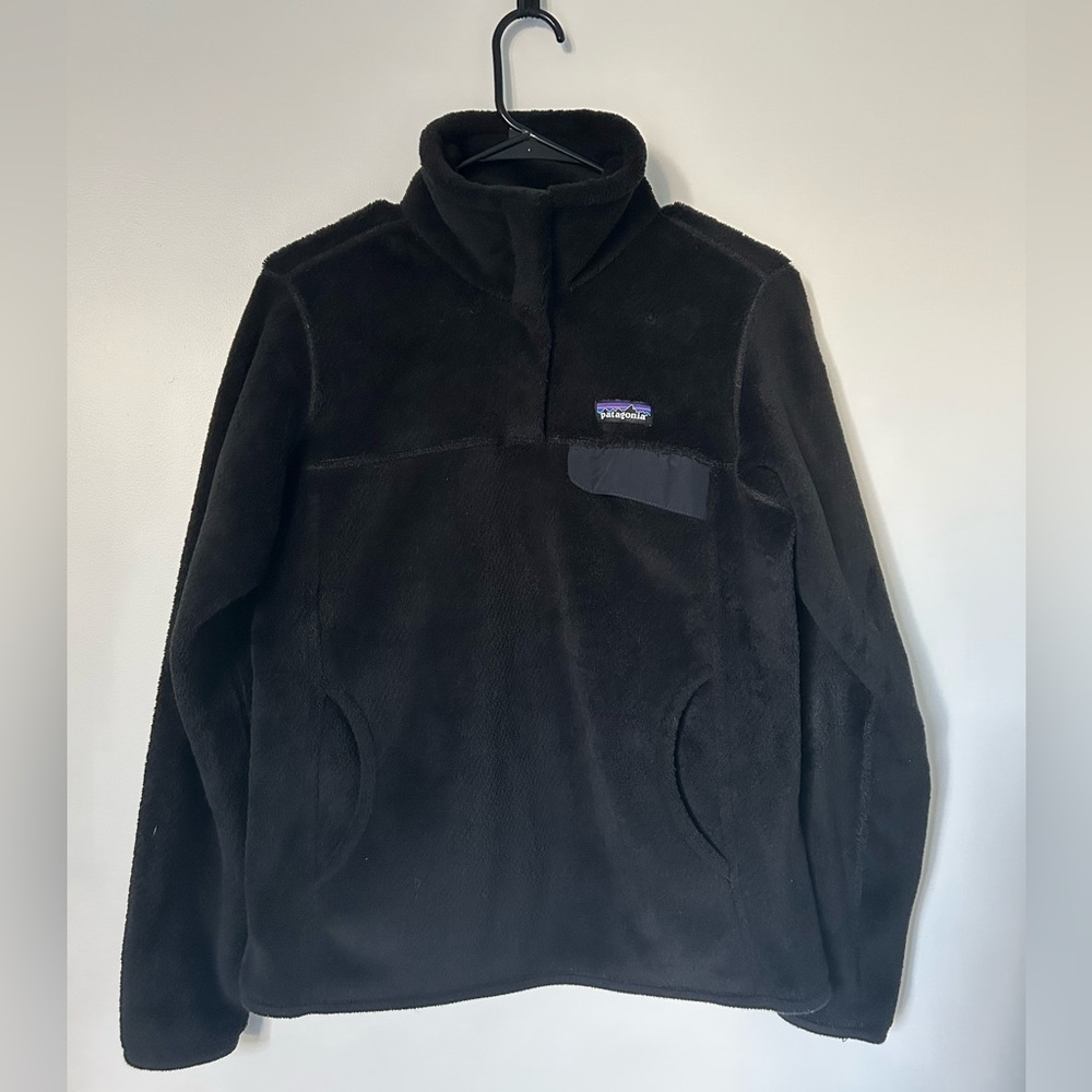 Patagonia Women's Re-Tool Snap-T Pullover Black size M / Medium